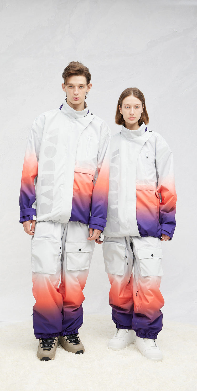 RandomPow Oversized Laser Snow Jacket Unisex