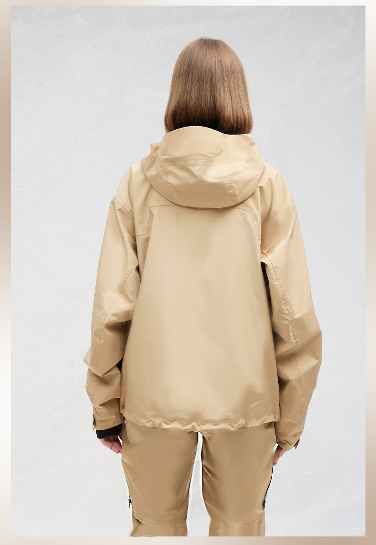 RandomPow Basic Snow Suit Khaki-Unisex