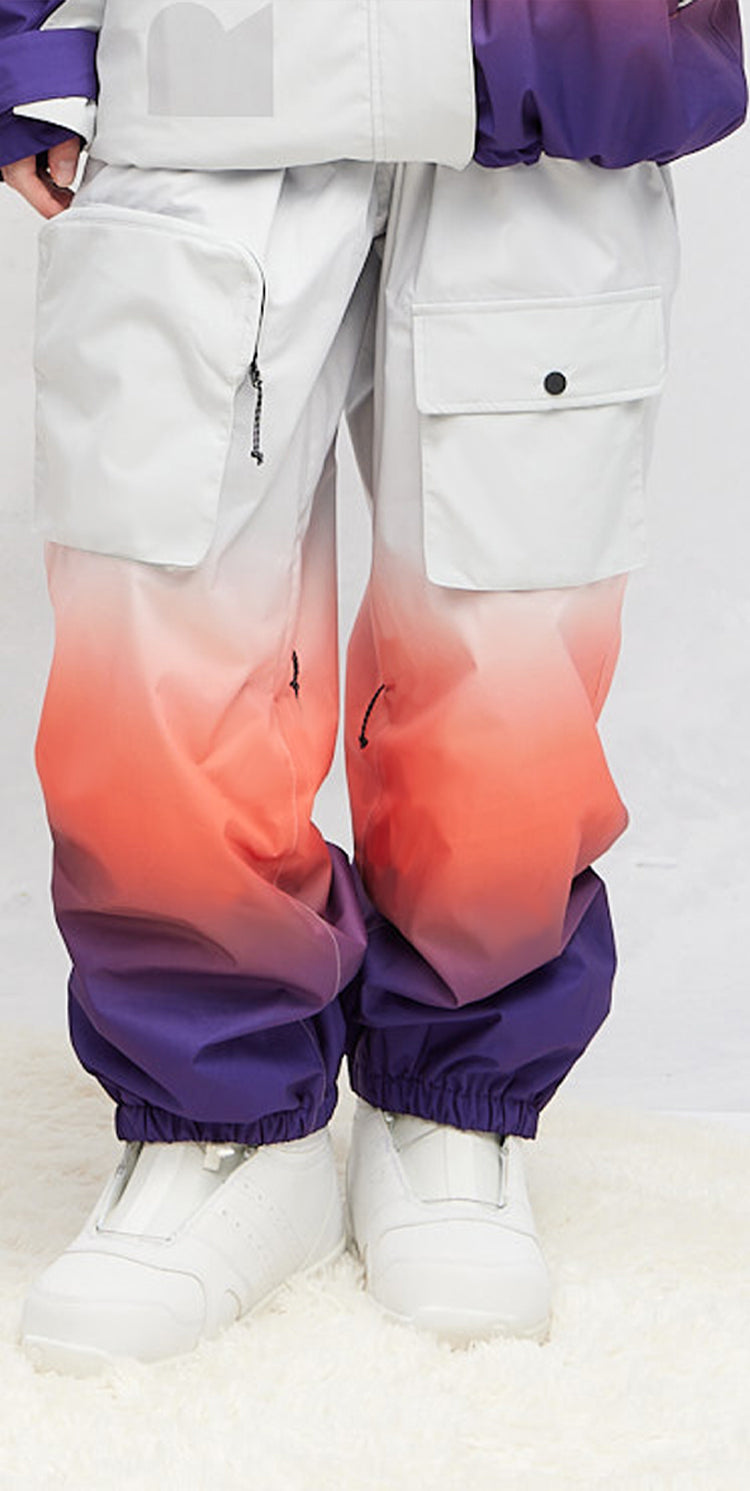 RandomPow Oversized Laser Snow Pants Unisex