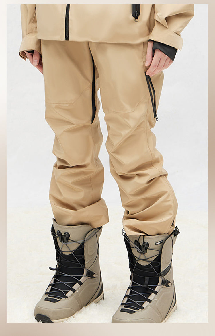 RandomPow Basic Snow Suit Khaki-Unisex