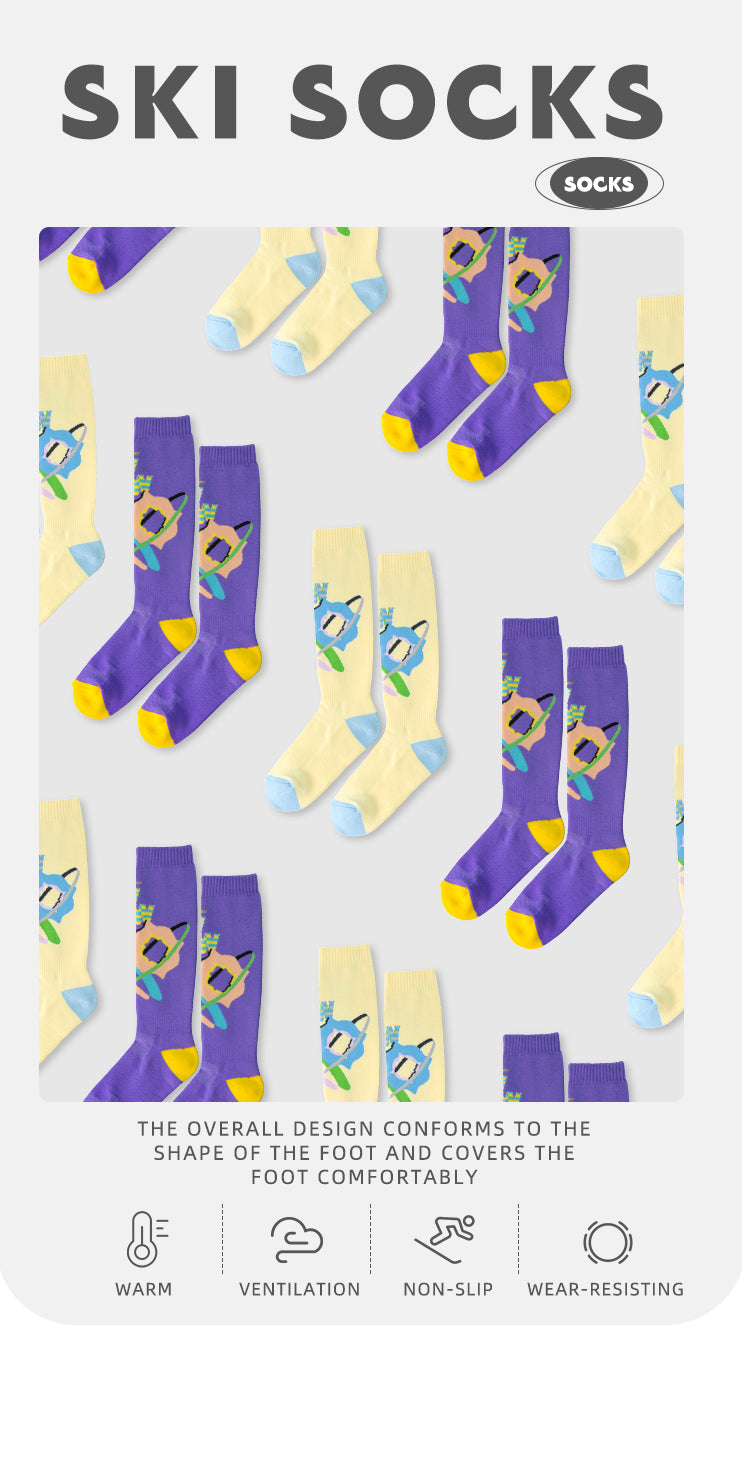 RandomPow Signature Women Snow Socks